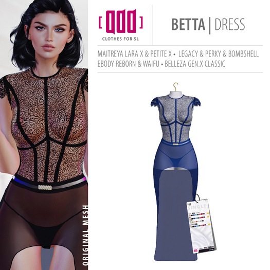 [ADD] Betta Dress - Blue