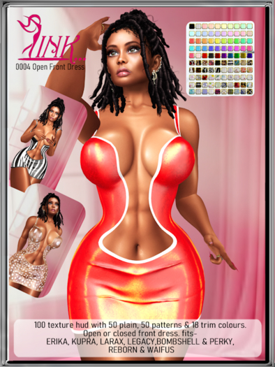 Pink... 0004 - Open Front Dress