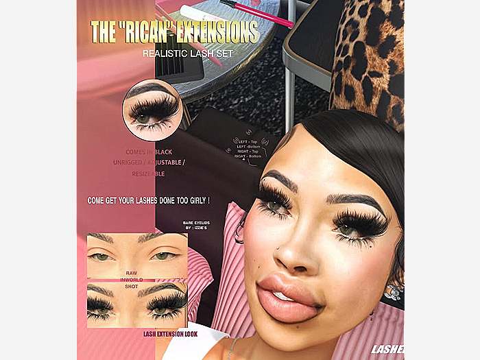 JAII$ - Rican Lash Extensions . +