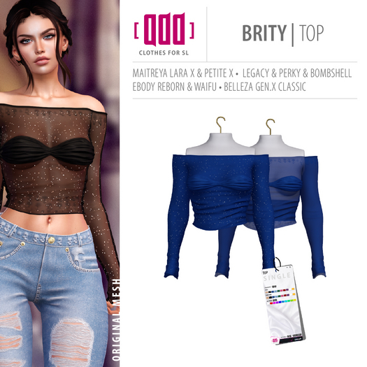 [ADD] Brity Top - Blue