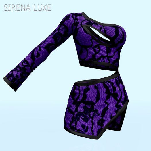 Violet Lace Taem Dress WAIFUS