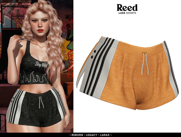 REED - LAKE SHORTS ORANGE