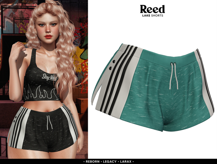 REED - LAKE SHORTS GREEN