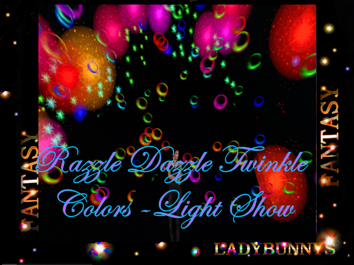 Razzle Dazzle Twinkle Colors -Light Show particles or Dance Particles
