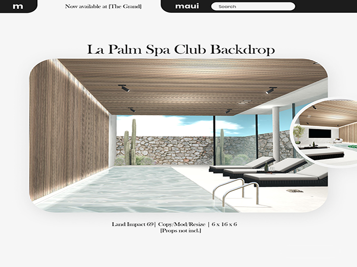 MAUI - La Palm Spa Club Backdrop