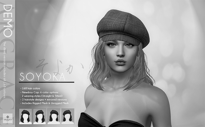 [DEMO] *ARGRACE* Newsboy Cap #SOYOKA