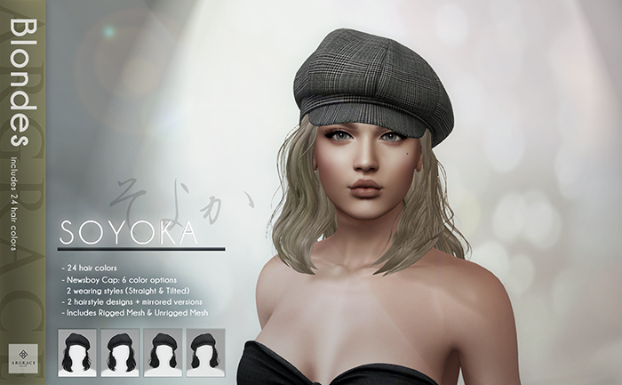 *ARGRACE* Newsboy Cap #SOYOKA - Blondes