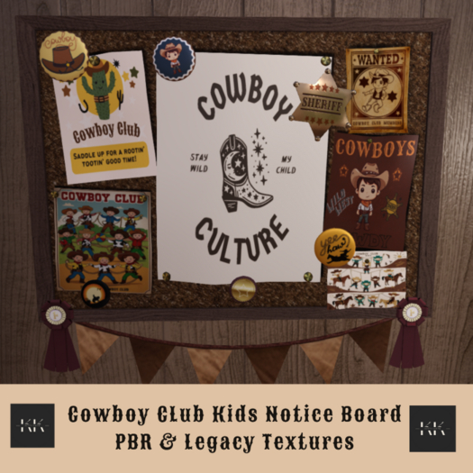 {KK} Cowboy Notice Board 