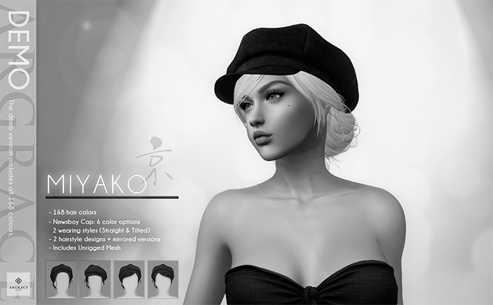 [DEMO] *ARGRACE* Newsboy Cap #MIYAKO
