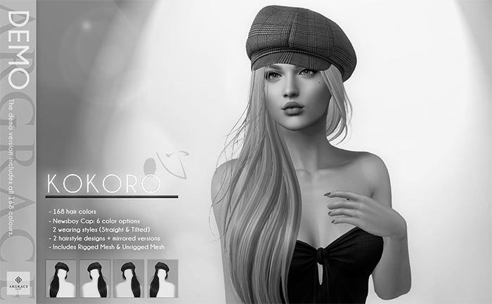 [DEMO] *ARGRACE* Newsboy Cap #KOKORO