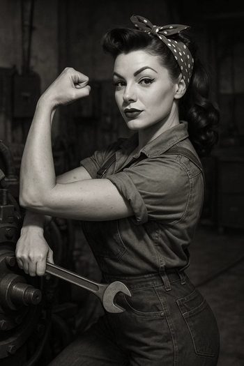 Ronnie the Riveter Poster