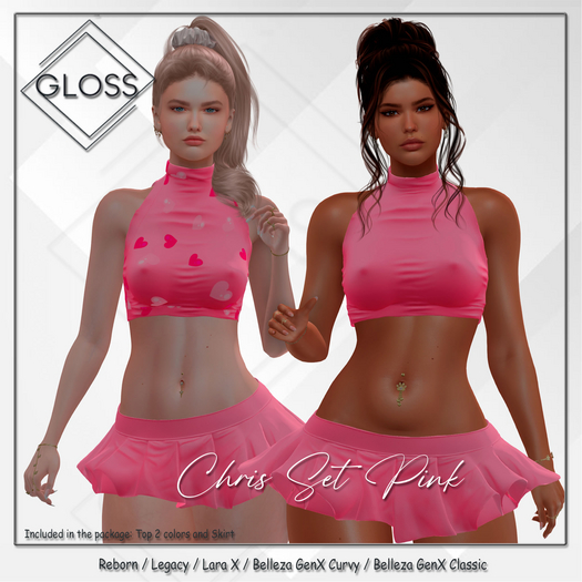 Gloss - Chris Set Pink