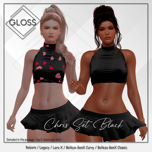 Gloss - Chris Set Black