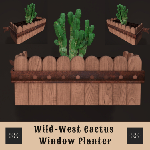 {KK} Cactus Window Planter