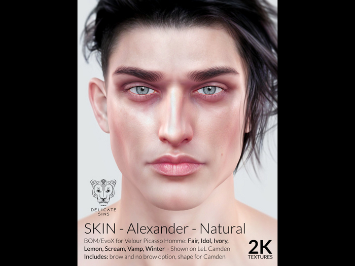 {DS} - Skin - Alexander - FATPACK NATURAL 2K
