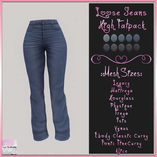 Loose Jeans High Fatpack