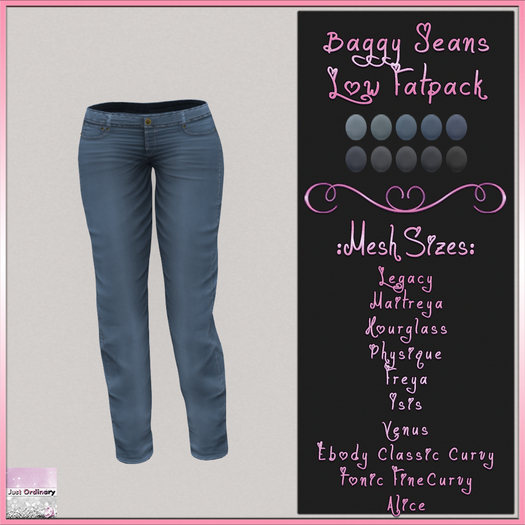 Baggy Jeans Low Fatpack