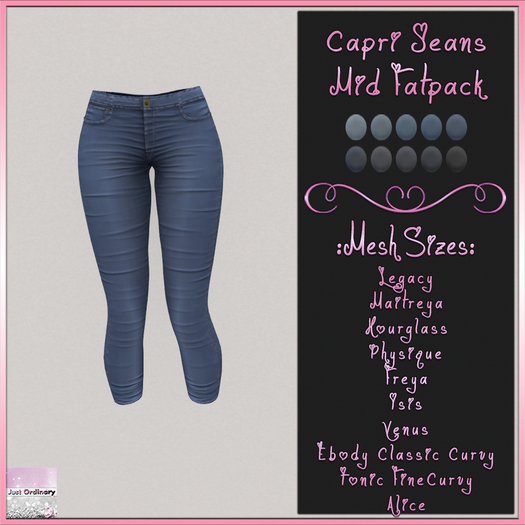 Capri Jeans Mid Fatpack