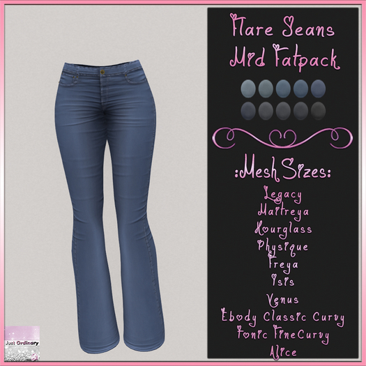 Flare Jeans Mid Fatpack