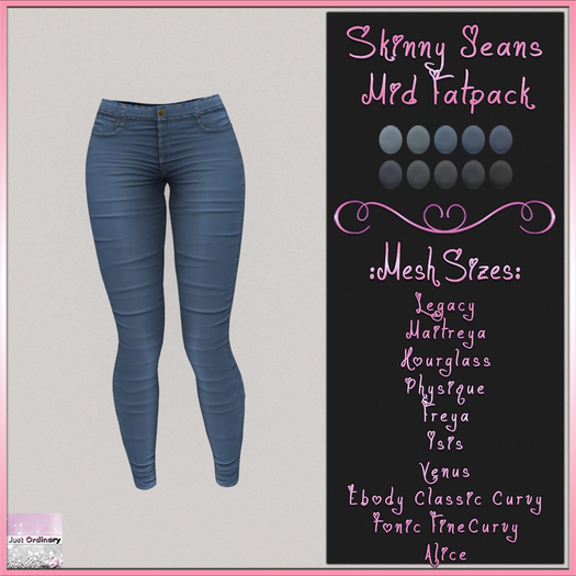 Skinny Jeans Mid Fatpack