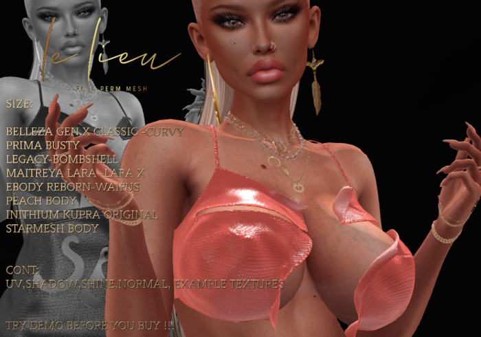**LeLi**211**Top **FULL PERM MESH