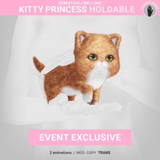 SEmotion Libellune Kitty Princess Holdable EXCLUSIVE
