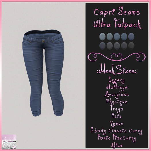 Capri Jeans Ultra Fatpack