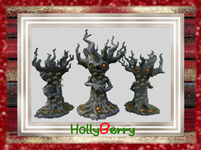 HB: Creepy Tree & Pumpkins FuLL PERM