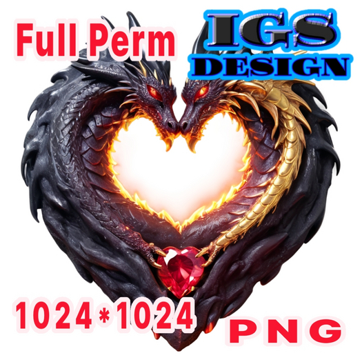 Dragon Heart Amulet - PNG Texture