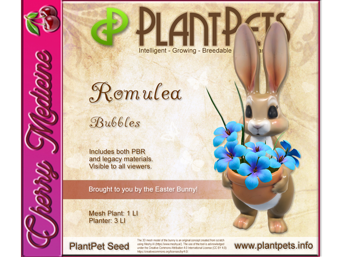 PlantPet Seed [Romulea *Bubbles*]