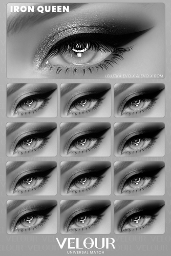 VELOUR "IRON QUEEN" EYESHADOW DEMO