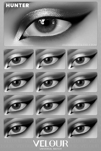VELOUR "HUNTER" EYESHADOW DEMO