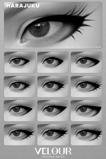 VELOUR "HARAJUKU" EYESHADOW DEMO