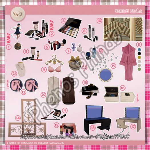 16. rojo - Vanity - Jewelry Box Open 4 Li & Closed 2 Li