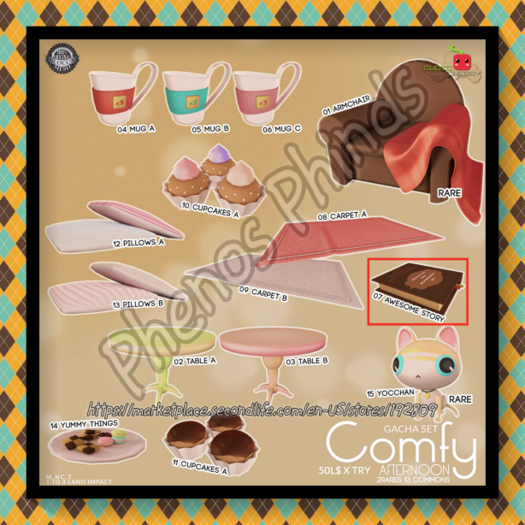 07{Comfy afternoon} awesome story .::Cubic Cherry ::. RETIRED GACHA