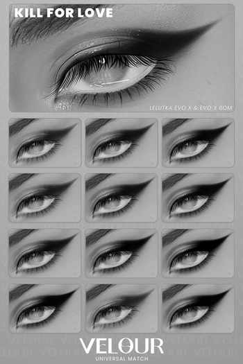 VELOUR "KILL FOR LOVE" EYESHADOW DEMO