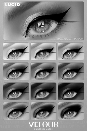 VELOUR "LUCID" EYESHADOW DEMO