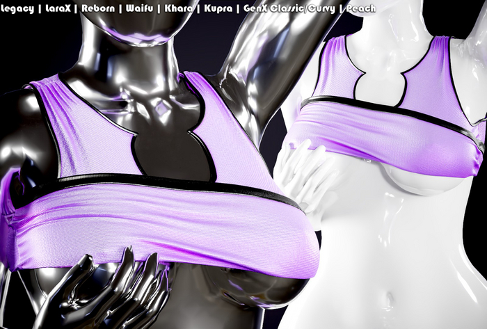 Posadka Croptop Purple