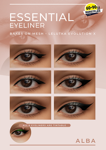 ALBA - Essential Eyeliner - Lel Evo X