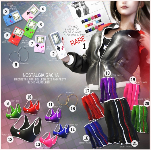 OSMIA - Nostalgia.Gacha.Pants - Hourglass - Green