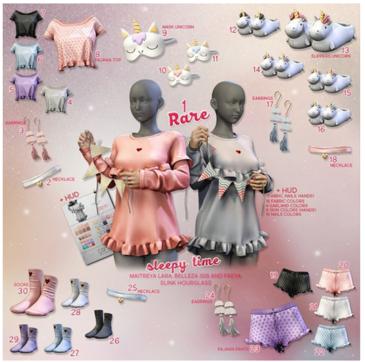 OSMIA - SleepyTime.Pants - Hourglass - Blue