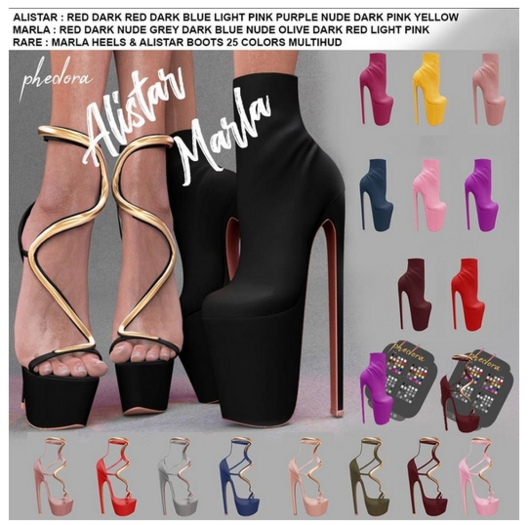 phedora ~ Marla heels ~ Slink GREY