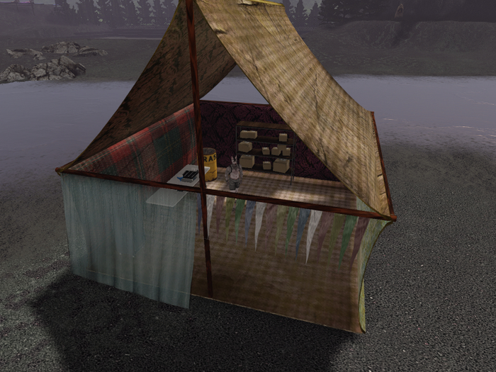 Distressed Fabric Tent [SR INDUSTRYS]