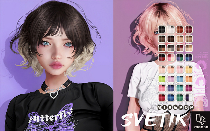 [monso] Svetik Hair /Mix & Pop