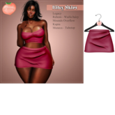 Peechy. Riley Skirt  - Cranberry 