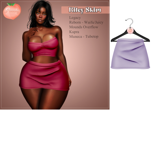 Peechy. Riley Skirt  - Lavender 
