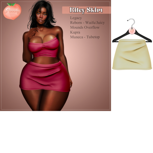 Peechy. Riley Skirt  - Retro Yellow 