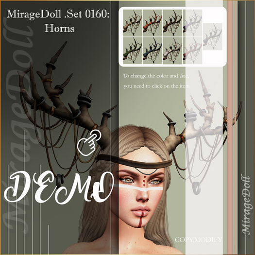 DEMO MirageDoll .Set 0160: Horns