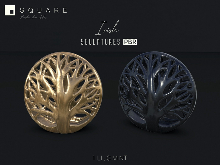 [ SQUARE ] - IRISH Sculptures ( PBR )