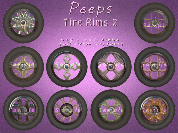 Peeps Textures Tire Rims 2